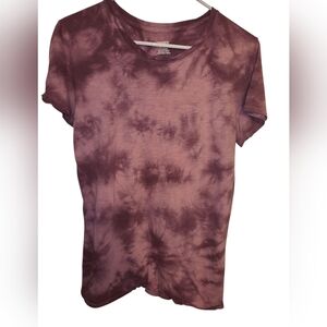 PINK Victoria's Secret Tie-Dye Tee - Purple Size Large